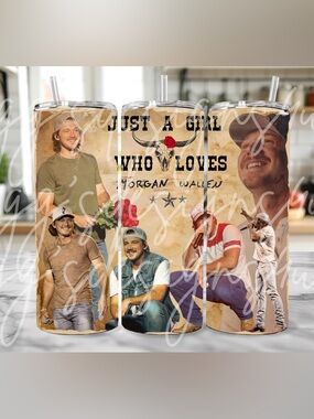 Just a Girl Who Loves Morgan Wallen 20 oz. Tumbler